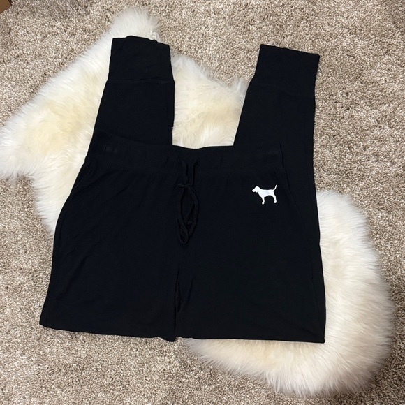 PINK Victoria's Secret Pants - PINK Victoria's Secret Women’s Black Lounge Pants Joggers Size S